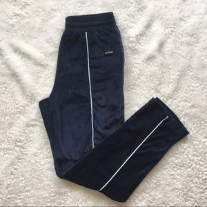 Stussy Stripe Velour Track Pant